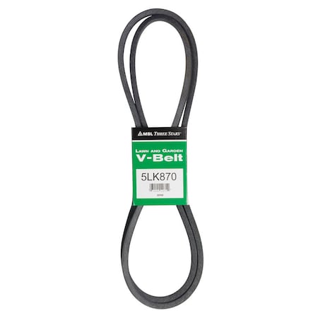 Mbl Mitsuboshi Super KB Standard V-Belt 0.63 in. W X 87 in. L For Riding Mowers 5LK870A